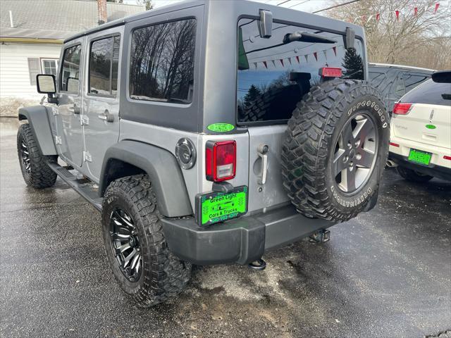 used 2015 Jeep Wrangler Unlimited car, priced at $14,488