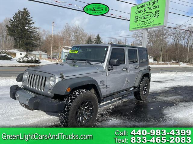 used 2015 Jeep Wrangler Unlimited car, priced at $14,488