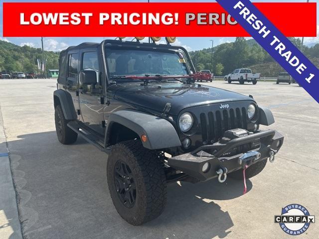 used 2015 Jeep Wrangler Unlimited car, priced at $19,892