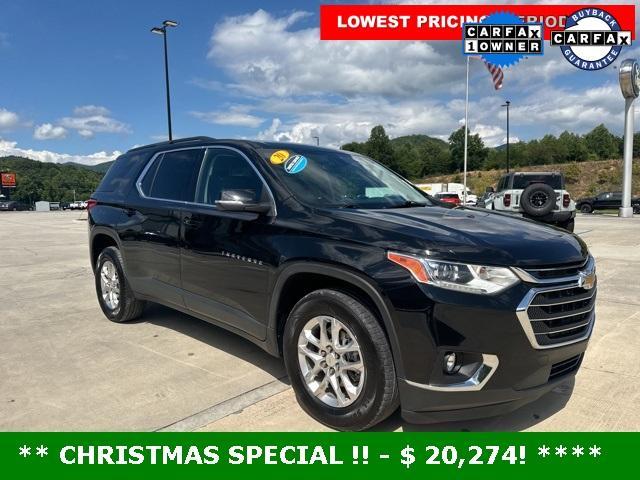 used 2021 Chevrolet Traverse car, priced at $20,000