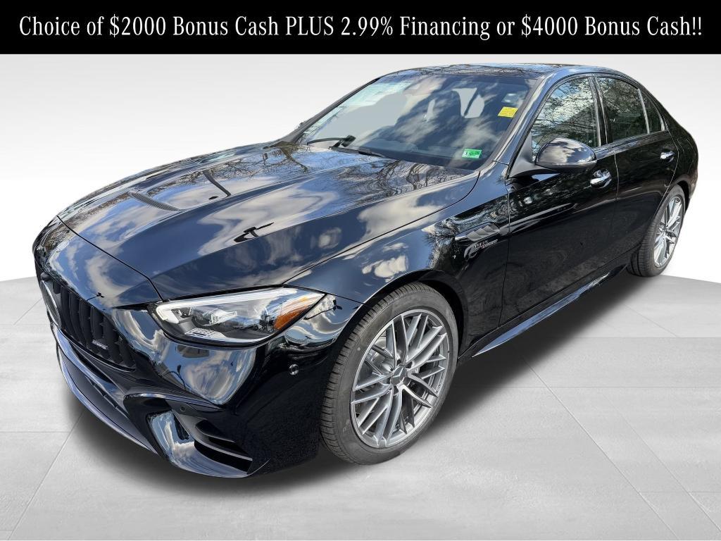 new 2025 Mercedes-Benz AMG C 63 car, priced at $90,000
