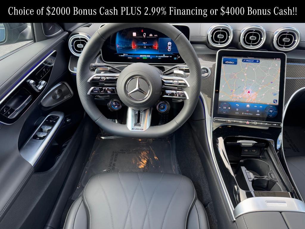 new 2025 Mercedes-Benz AMG C 63 car, priced at $90,000