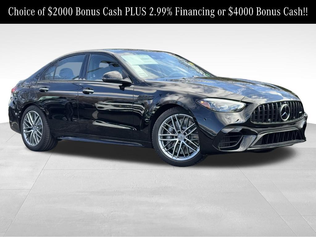 new 2025 Mercedes-Benz AMG C 63 car, priced at $90,000