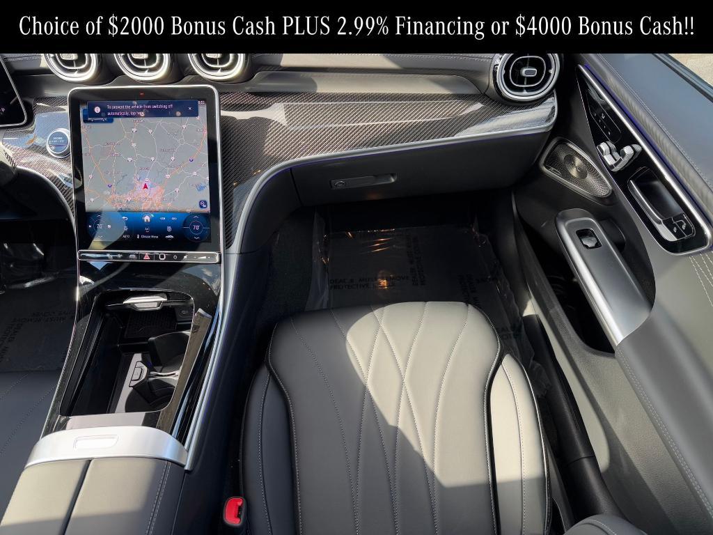 new 2025 Mercedes-Benz AMG C 63 car, priced at $90,000