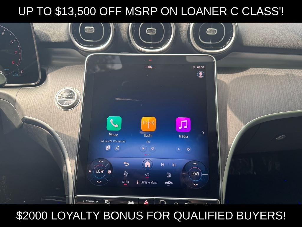 used 2025 Mercedes-Benz C-Class car, priced at $47,500