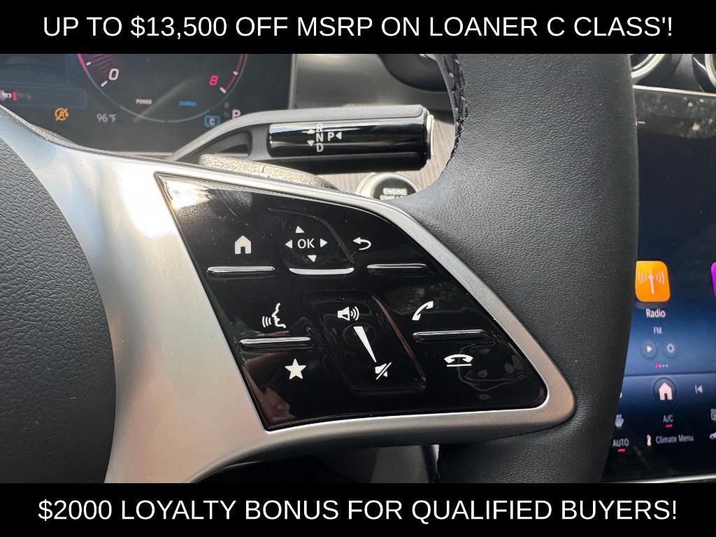 used 2025 Mercedes-Benz C-Class car, priced at $47,500