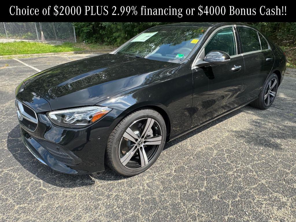 new 2025 Mercedes-Benz C-Class car, priced at $52,885