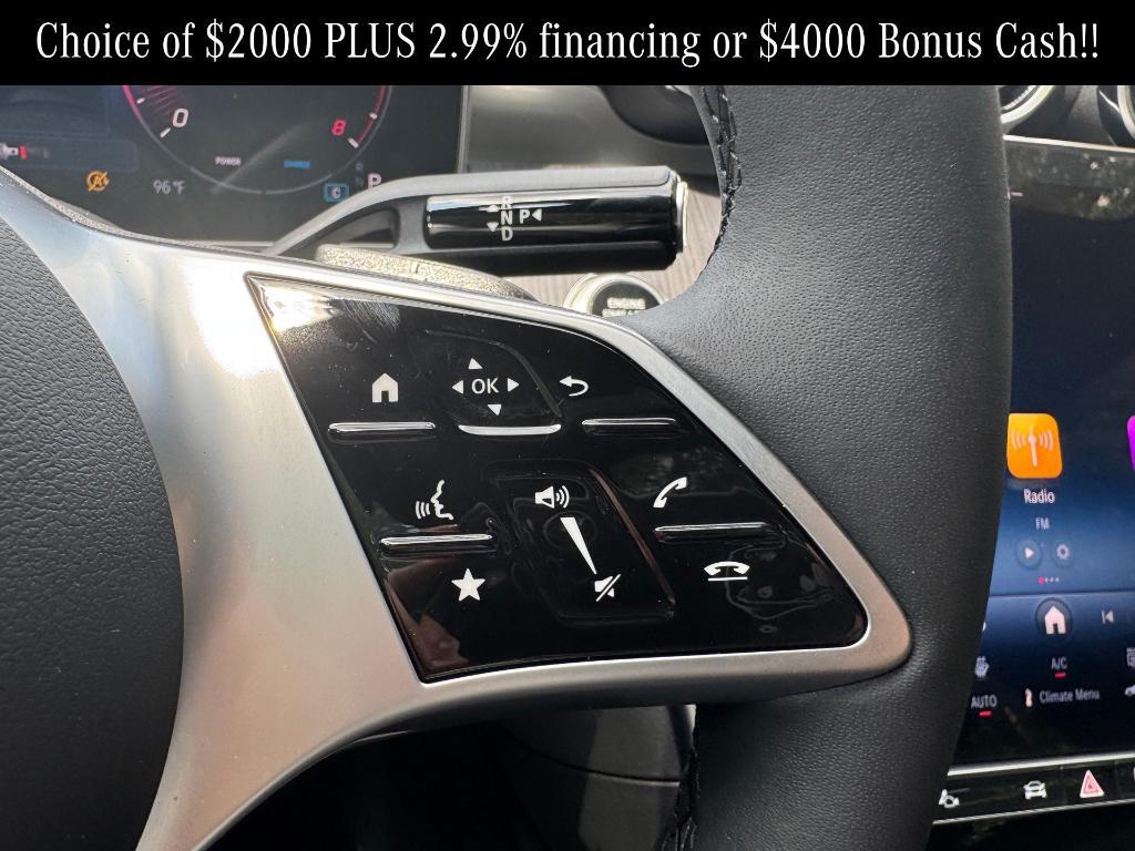 new 2025 Mercedes-Benz C-Class car, priced at $52,885