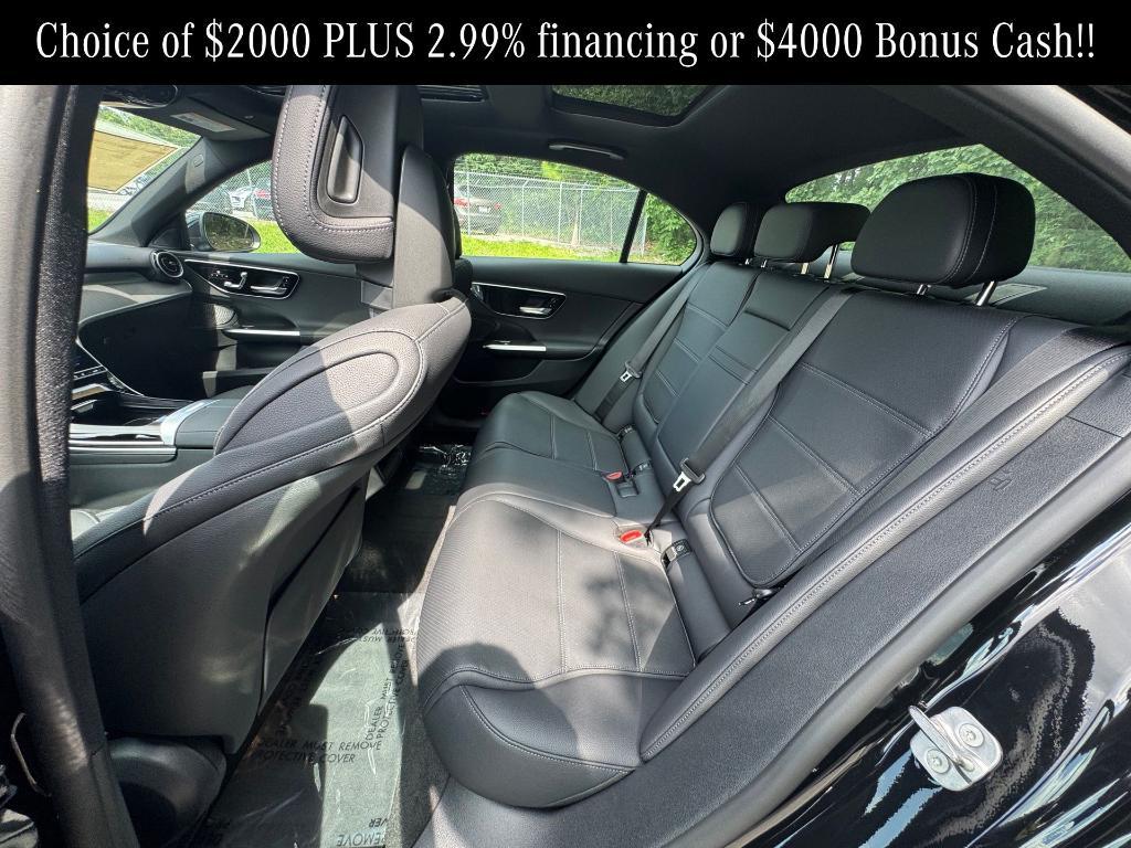 new 2025 Mercedes-Benz C-Class car, priced at $52,885