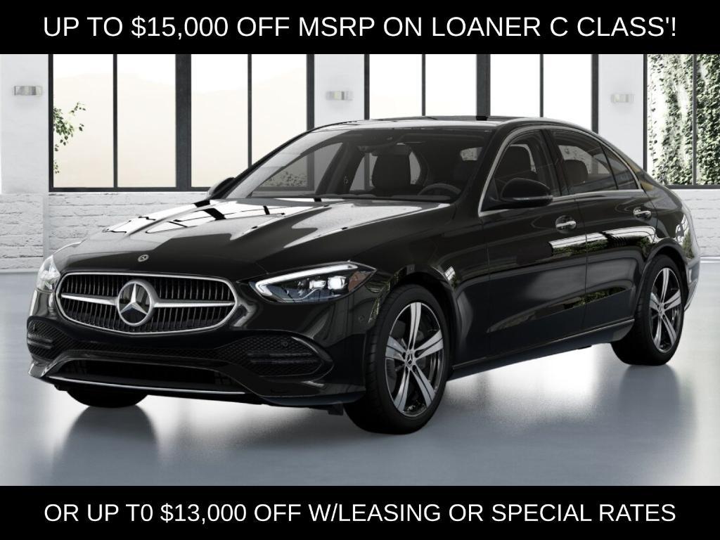 new 2025 Mercedes-Benz C-Class car, priced at $45,000