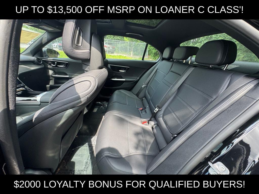 used 2025 Mercedes-Benz C-Class car, priced at $47,500