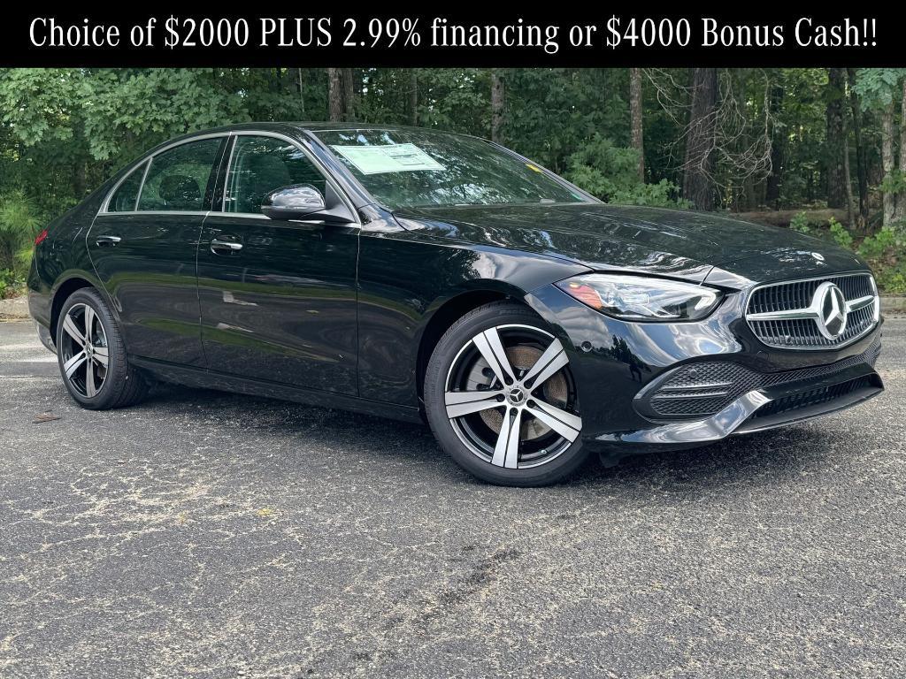 new 2025 Mercedes-Benz C-Class car, priced at $52,885