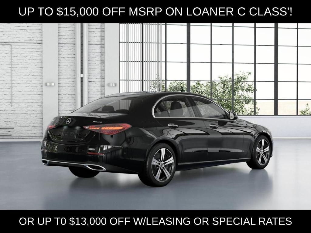 new 2025 Mercedes-Benz C-Class car, priced at $46,500