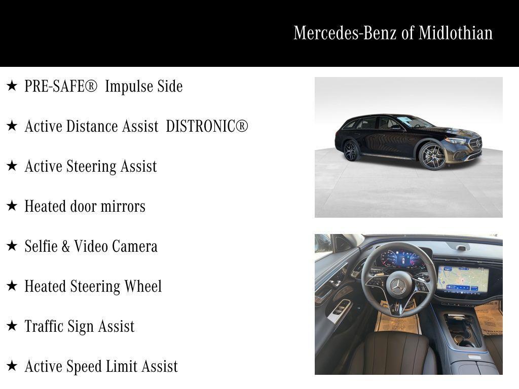 used 2025 Mercedes-Benz E-Class car, priced at $83,025