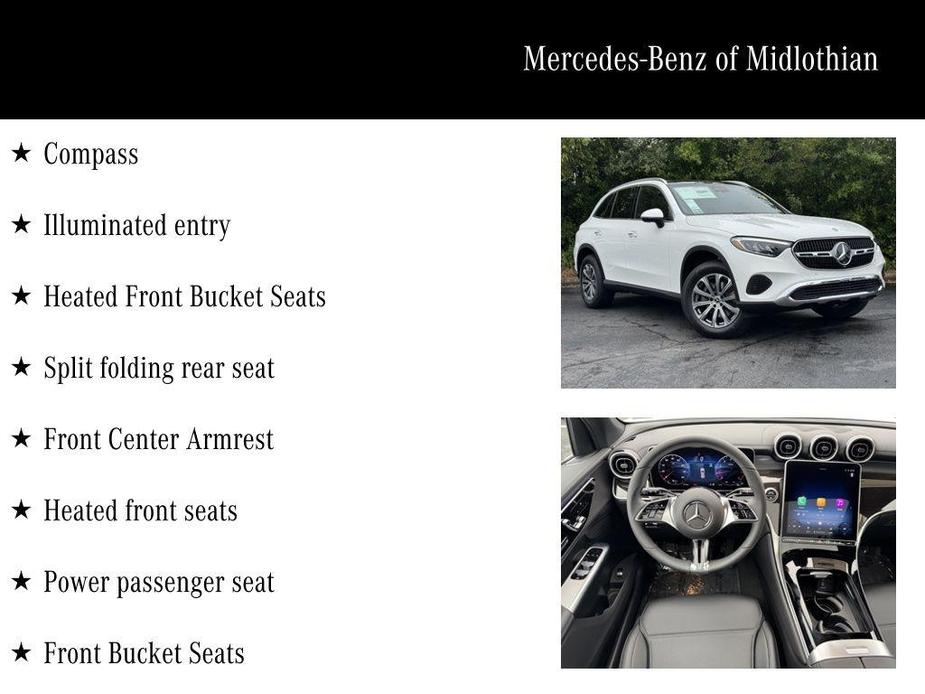 new 2025 Mercedes-Benz GLC 300 car, priced at $54,285