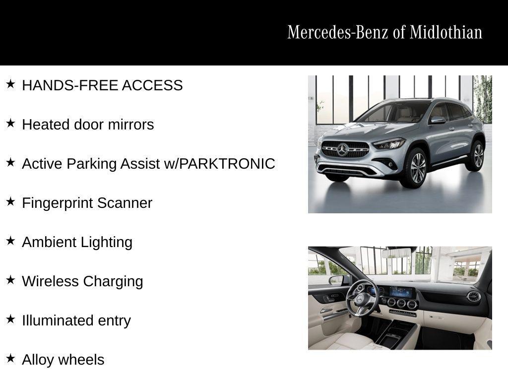new 2026 Mercedes-Benz GLA 250 car, priced at $50,265