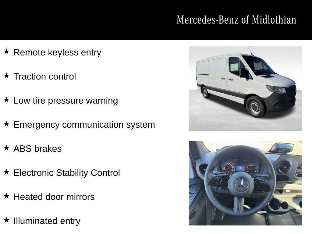 new 2026 Mercedes-Benz Sprinter 2500 car, priced at $53,536