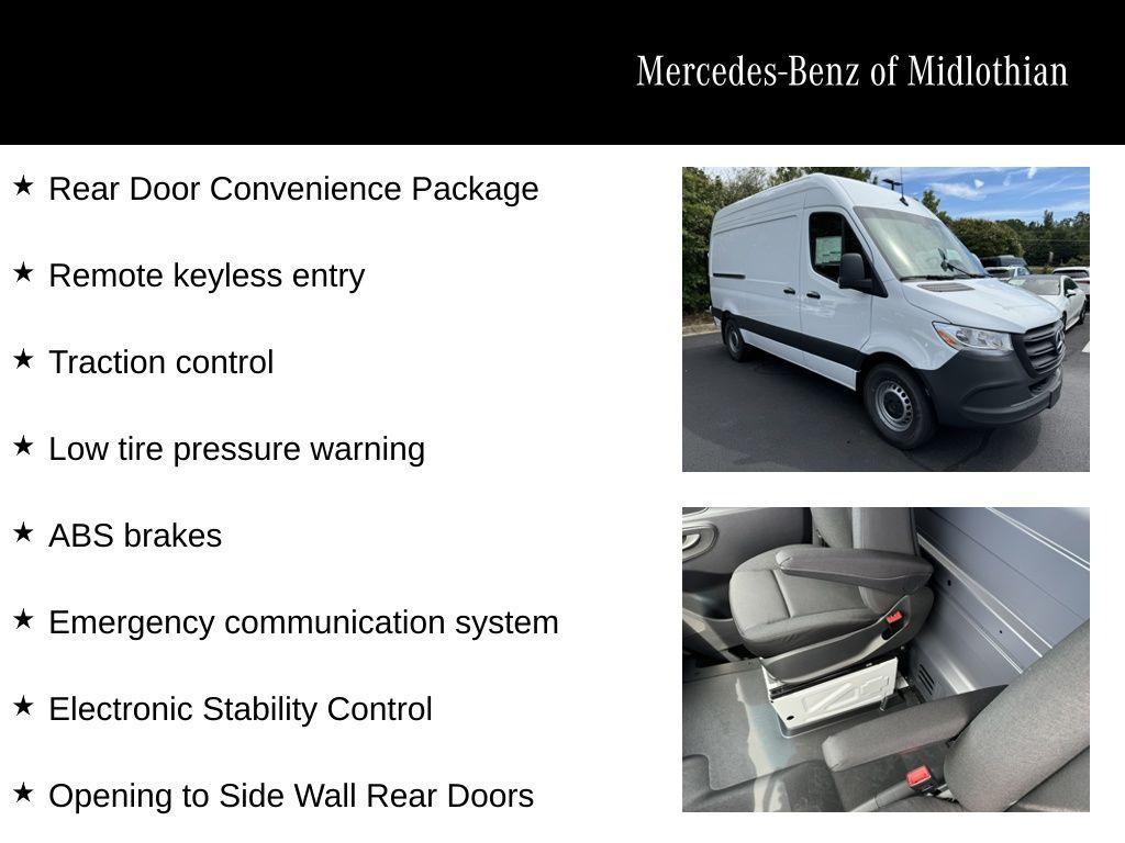 new 2025 Mercedes-Benz Sprinter 2500 car, priced at $61,745