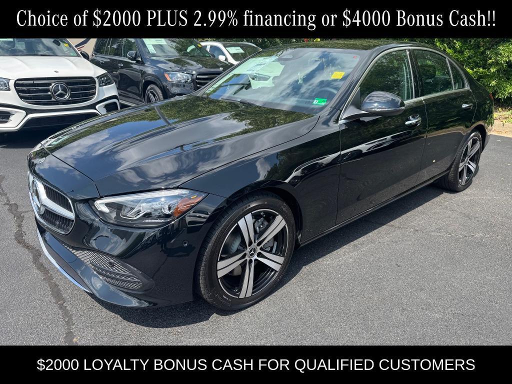 new 2025 Mercedes-Benz C-Class car, priced at $51,635