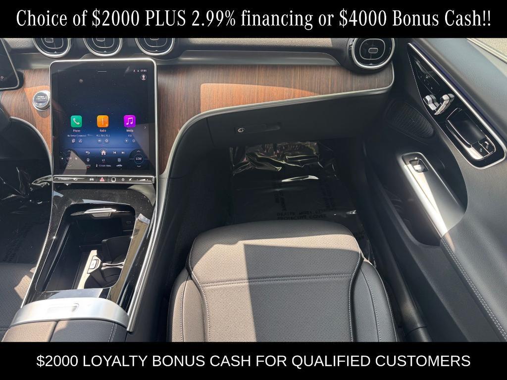 new 2025 Mercedes-Benz C-Class car, priced at $51,635