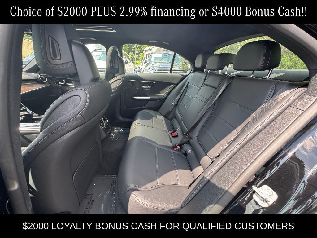 new 2025 Mercedes-Benz C-Class car, priced at $51,635