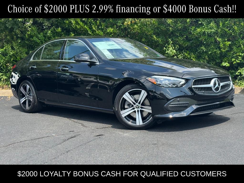 new 2025 Mercedes-Benz C-Class car, priced at $51,635