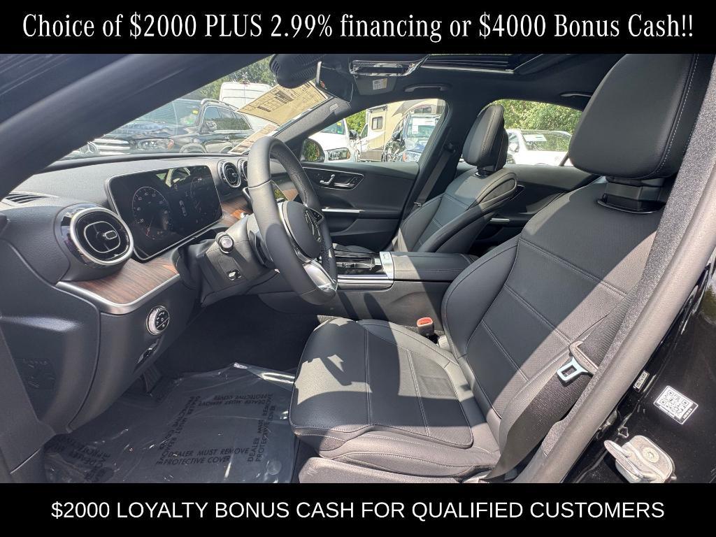 new 2025 Mercedes-Benz C-Class car, priced at $51,635