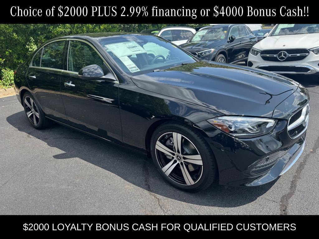 new 2025 Mercedes-Benz C-Class car, priced at $51,635
