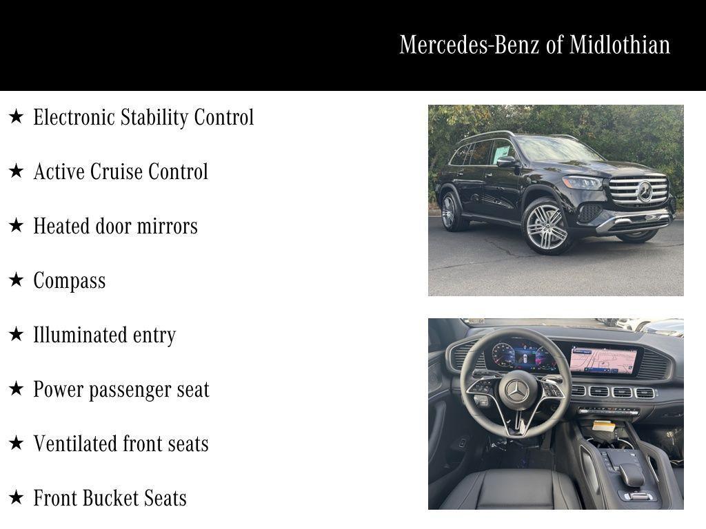 new 2025 Mercedes-Benz GLS 450 car, priced at $91,945