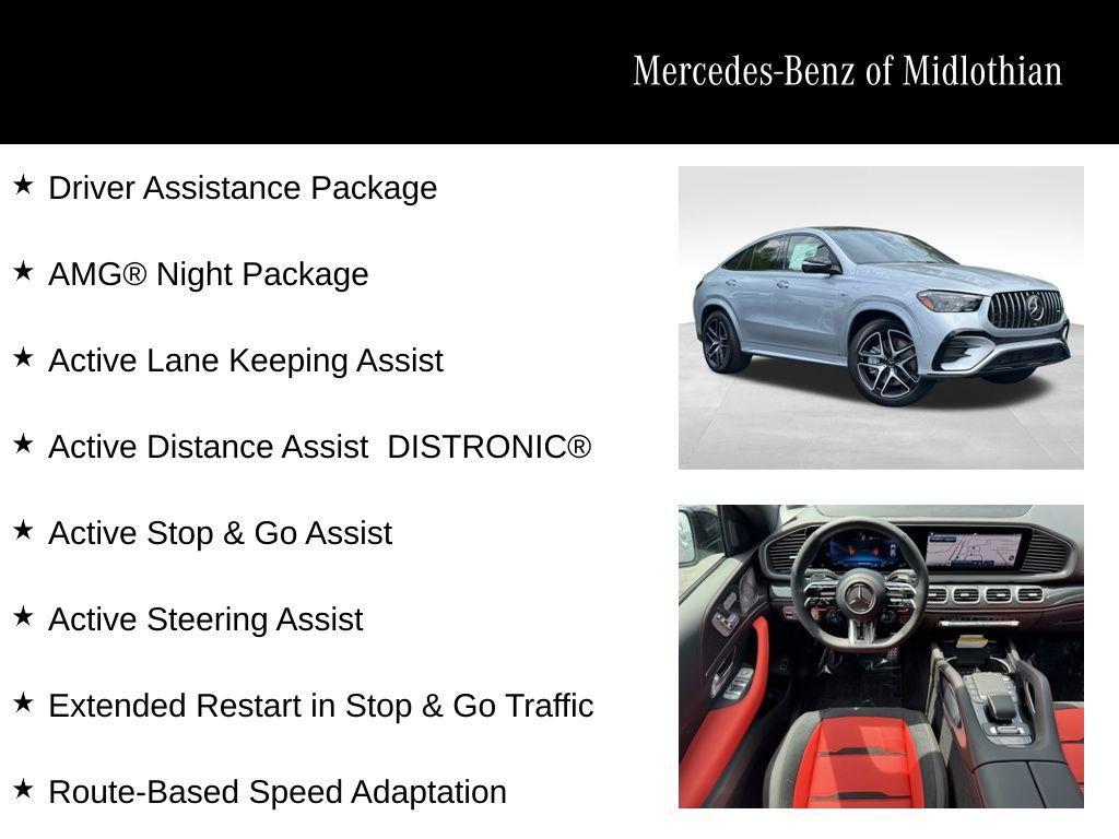 new 2025 Mercedes-Benz AMG GLE 53 car, priced at $100,545