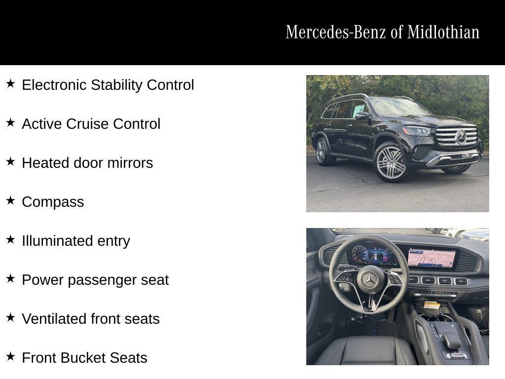 new 2025 Mercedes-Benz GLS 450 car, priced at $91,945