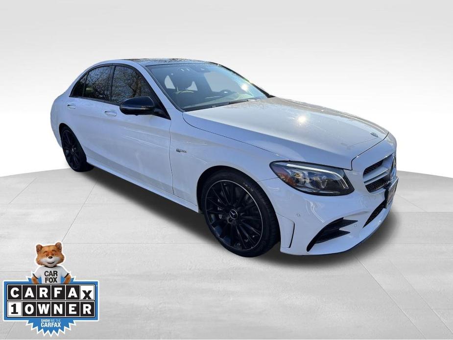 used 2019 Mercedes-Benz AMG C 43 car, priced at $33,000