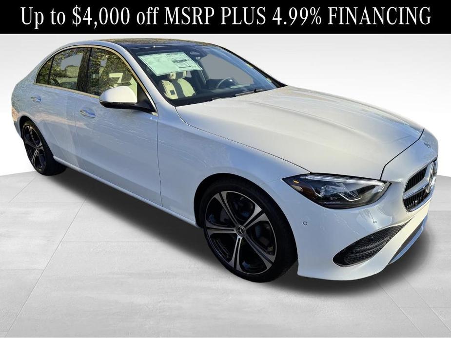 new 2025 Mercedes-Benz C-Class car, priced at $56,500