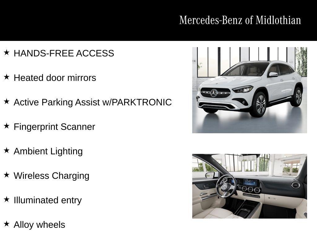 new 2026 Mercedes-Benz GLA 250 car, priced at $48,350