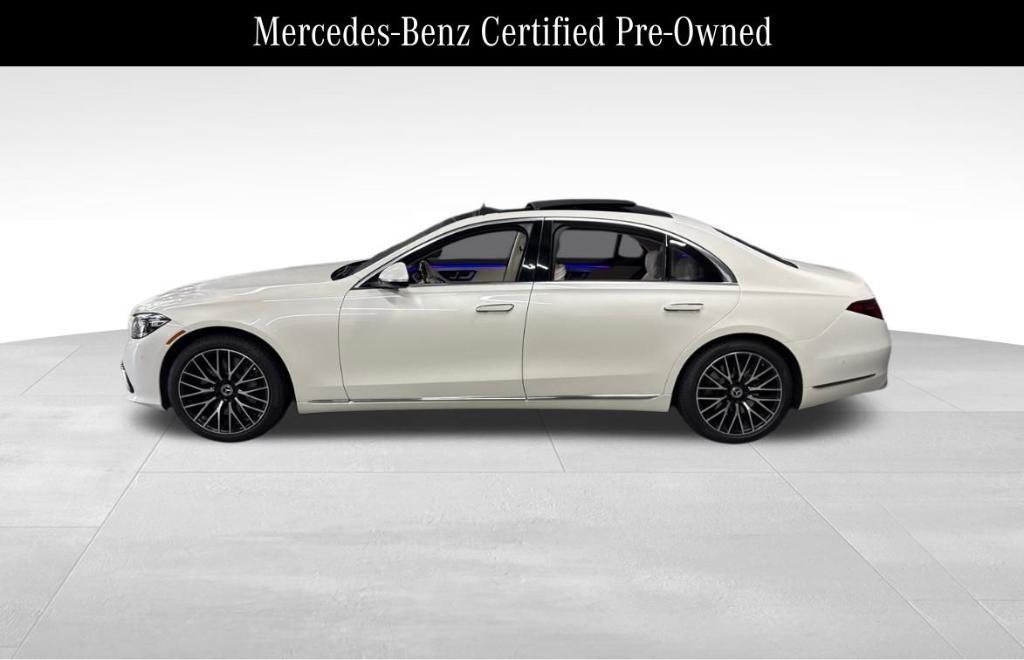 used 2021 Mercedes-Benz S-Class car, priced at $68,500
