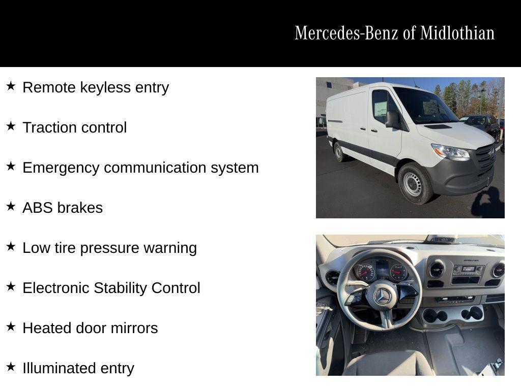 new 2025 Mercedes-Benz Sprinter 2500 car, priced at $58,034