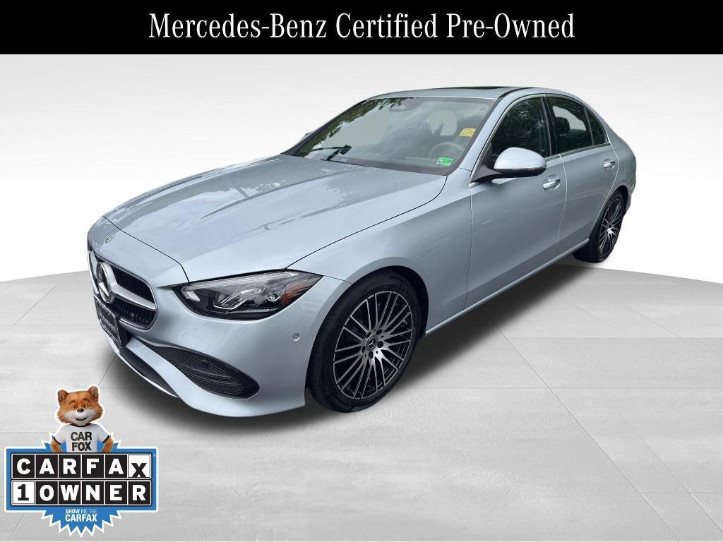 used 2022 Mercedes-Benz C-Class car, priced at $37,500