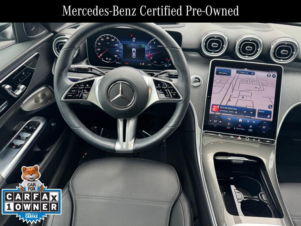 used 2022 Mercedes-Benz C-Class car, priced at $37,500