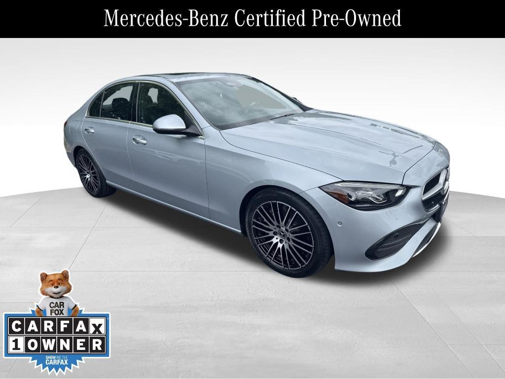 used 2022 Mercedes-Benz C-Class car, priced at $37,500