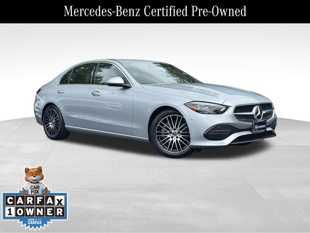 used 2022 Mercedes-Benz C-Class car, priced at $37,500