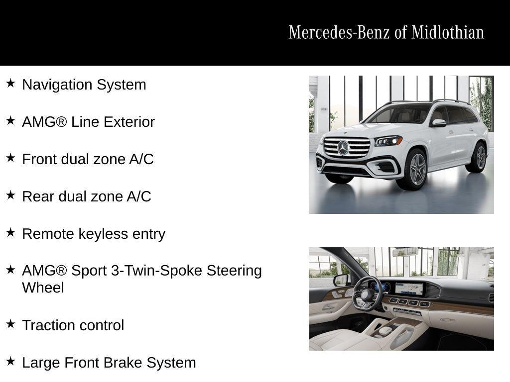 new 2025 Mercedes-Benz GLS 450 car, priced at $96,080