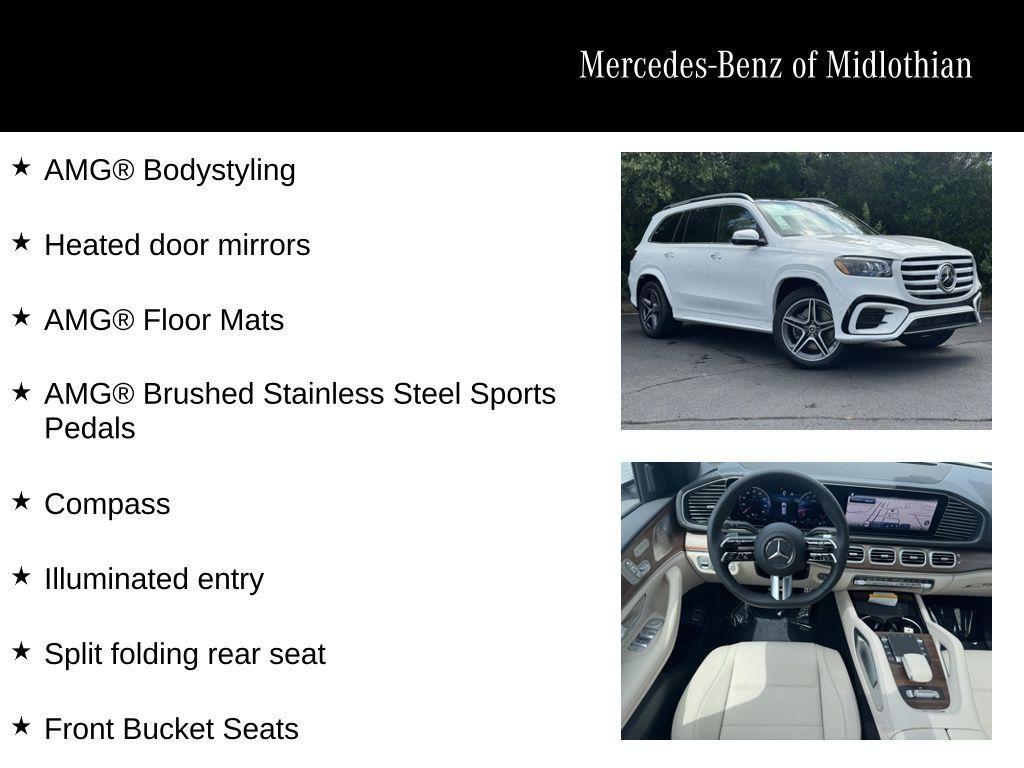 new 2025 Mercedes-Benz GLS 450 car, priced at $96,080