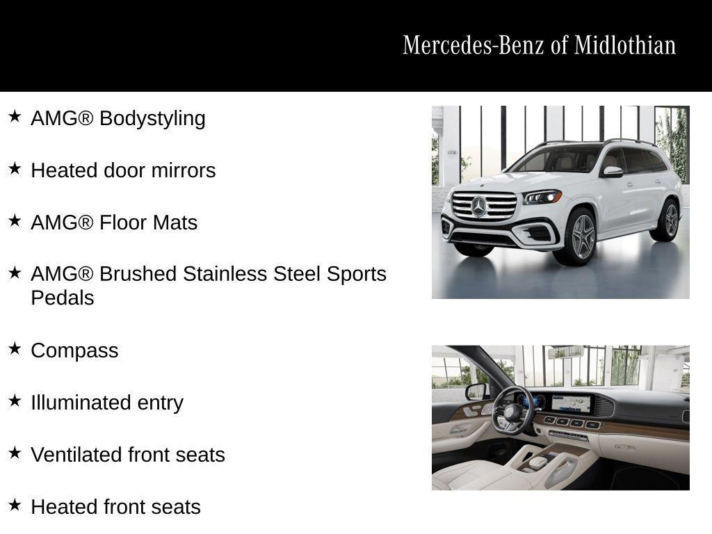 new 2025 Mercedes-Benz GLS 450 car, priced at $96,080