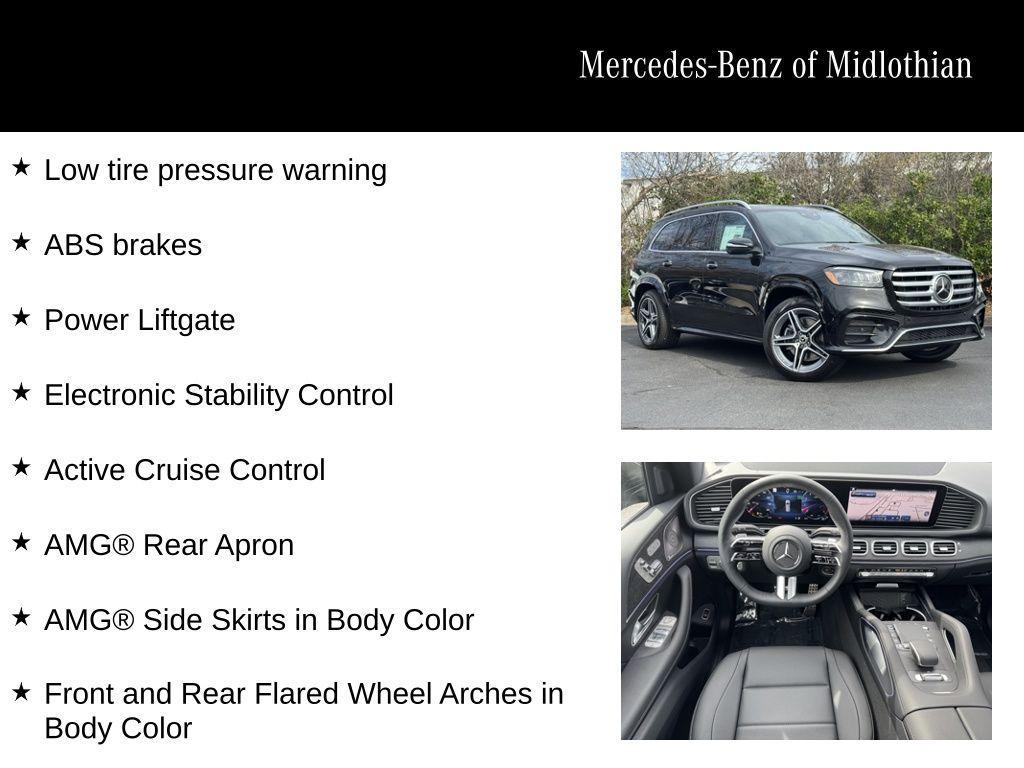new 2025 Mercedes-Benz GLS 450 car, priced at $96,275