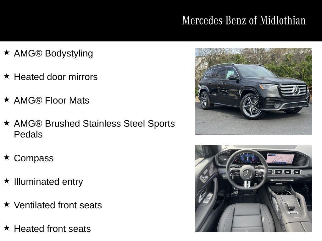 new 2025 Mercedes-Benz GLS 450 car, priced at $96,275