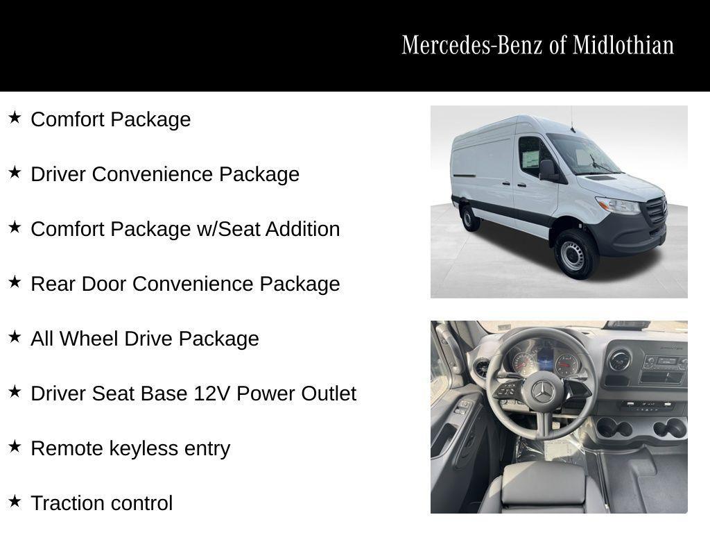 new 2025 Mercedes-Benz Sprinter 2500 car, priced at $69,571
