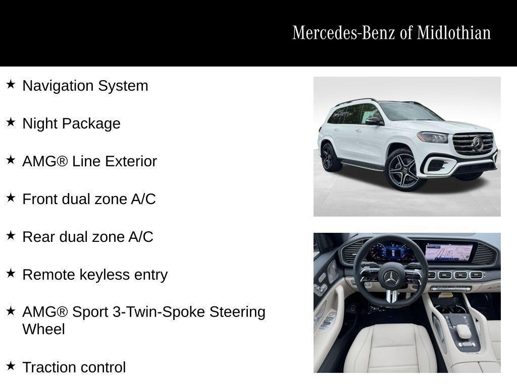 new 2025 Mercedes-Benz GLS 450 car, priced at $97,430