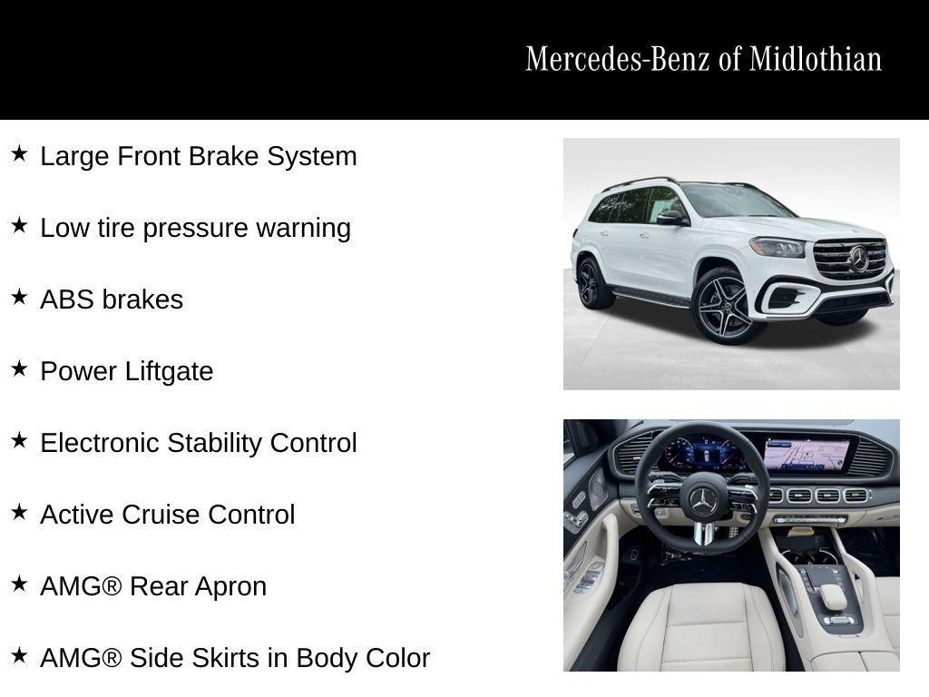 new 2025 Mercedes-Benz GLS 450 car, priced at $97,430