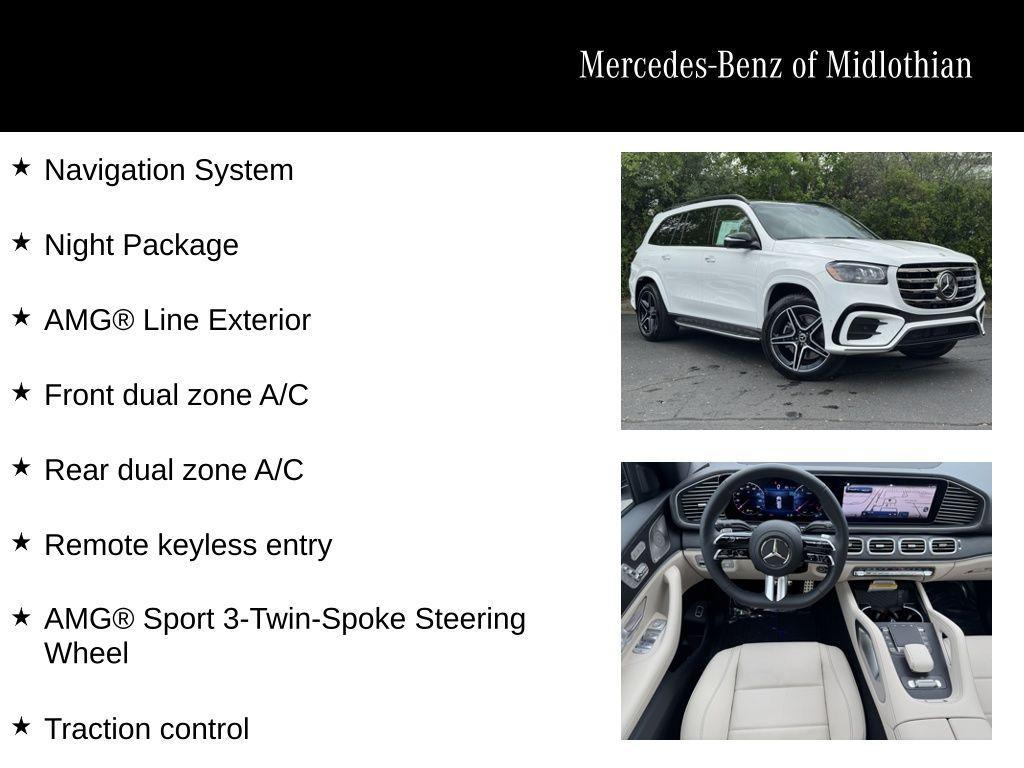 new 2025 Mercedes-Benz GLS 450 car, priced at $97,430
