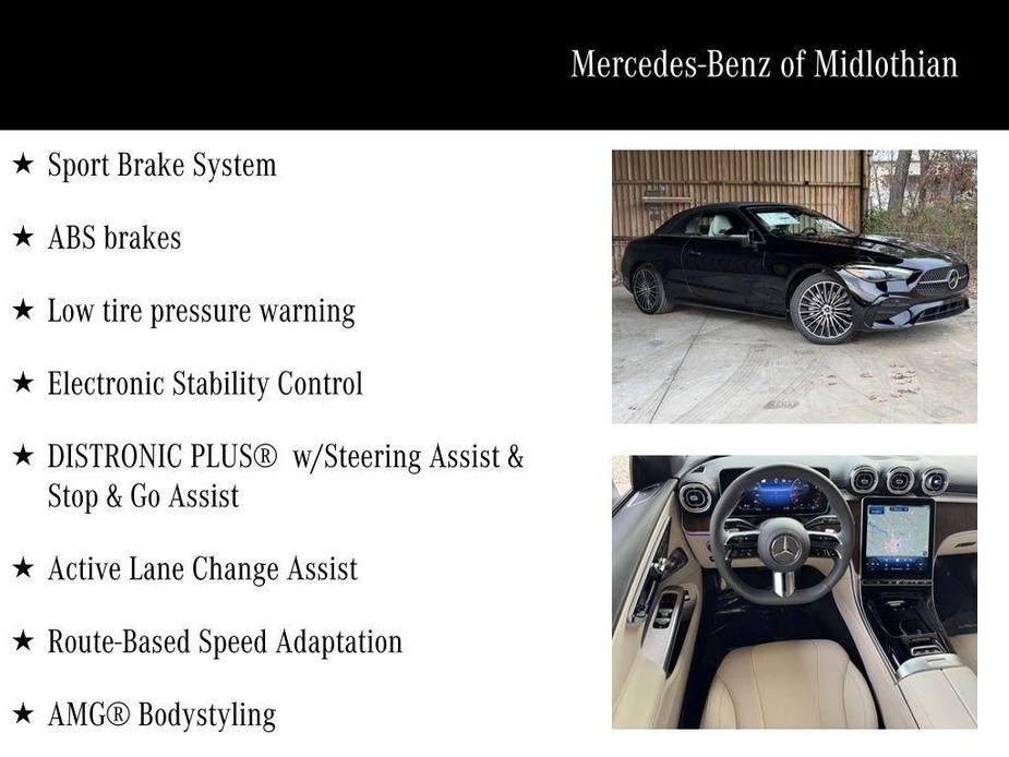 new 2025 Mercedes-Benz CLE 300 car, priced at $73,795